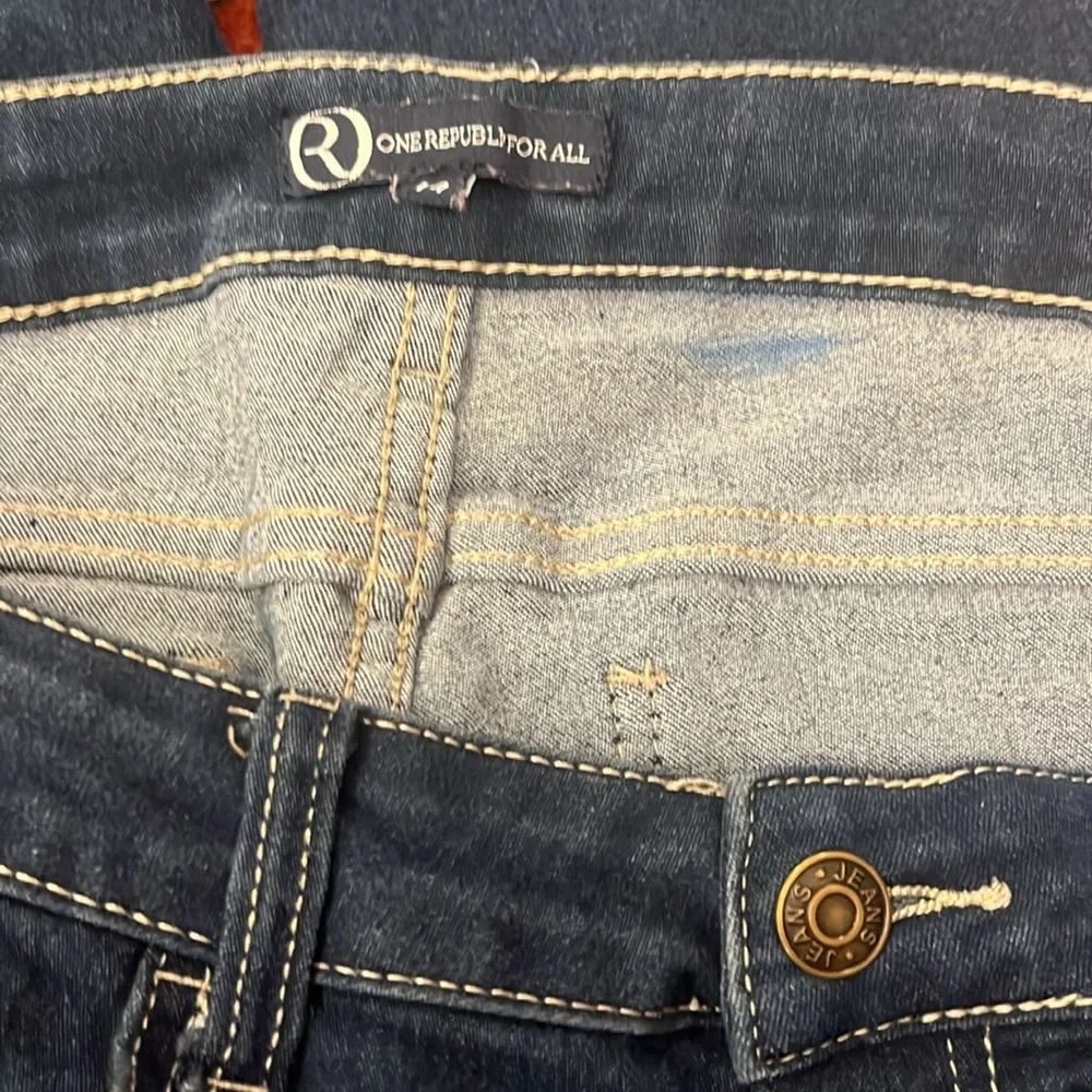 One Republic For All High-Rise Dark Denim Jeans Size 14 - Picture 5 of 11